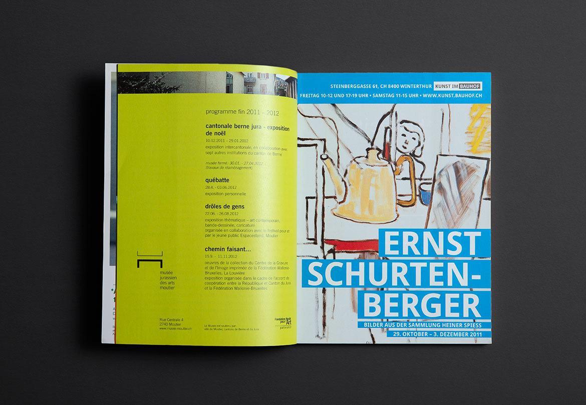 Bauhof Anzeige im Kunstbulletin